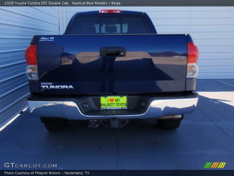 Nautical Blue Metallic / Beige 2008 Toyota Tundra SR5 Double Cab