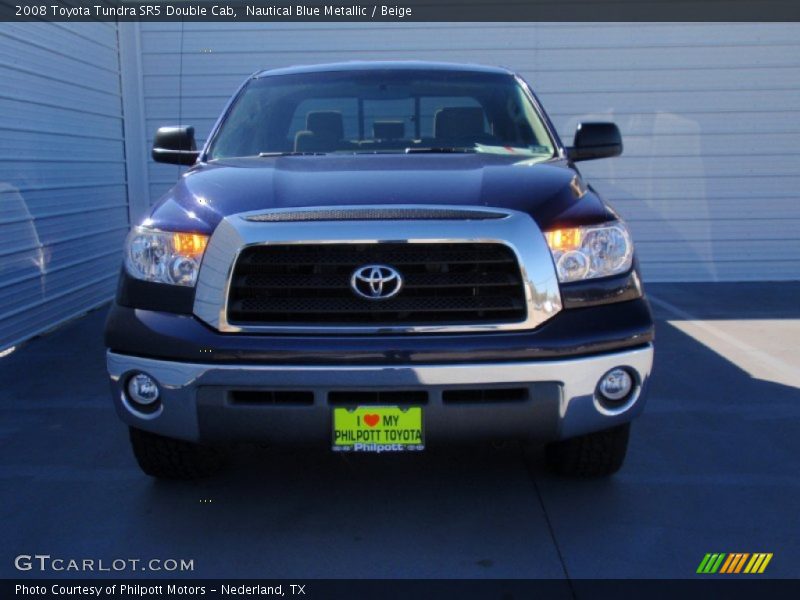 Nautical Blue Metallic / Beige 2008 Toyota Tundra SR5 Double Cab