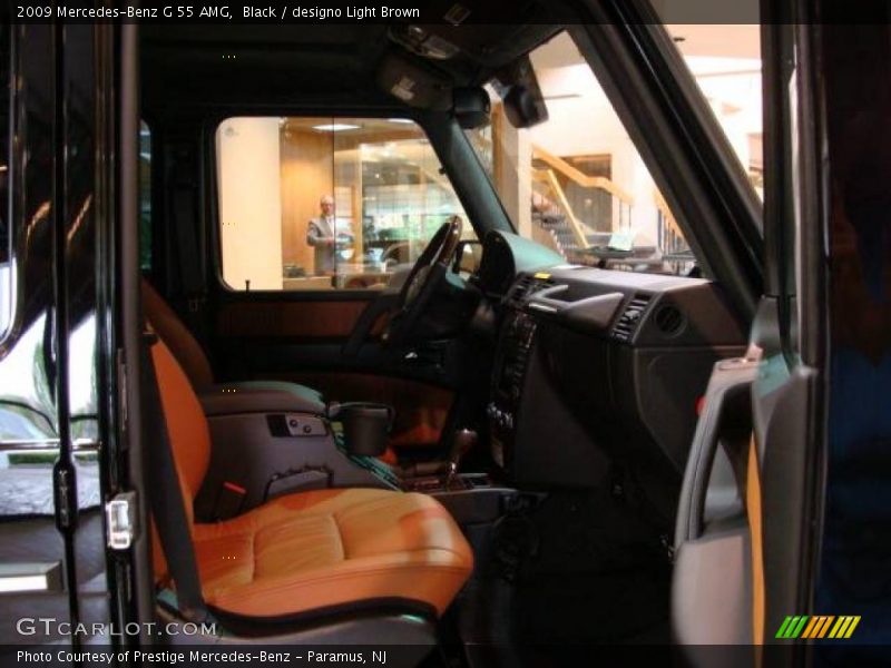 Black / designo Light Brown 2009 Mercedes-Benz G 55 AMG