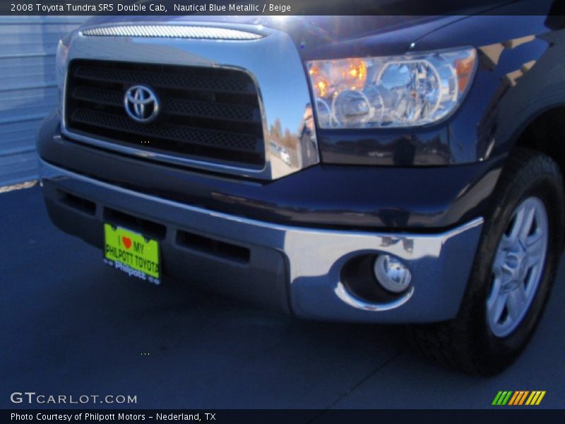 Nautical Blue Metallic / Beige 2008 Toyota Tundra SR5 Double Cab