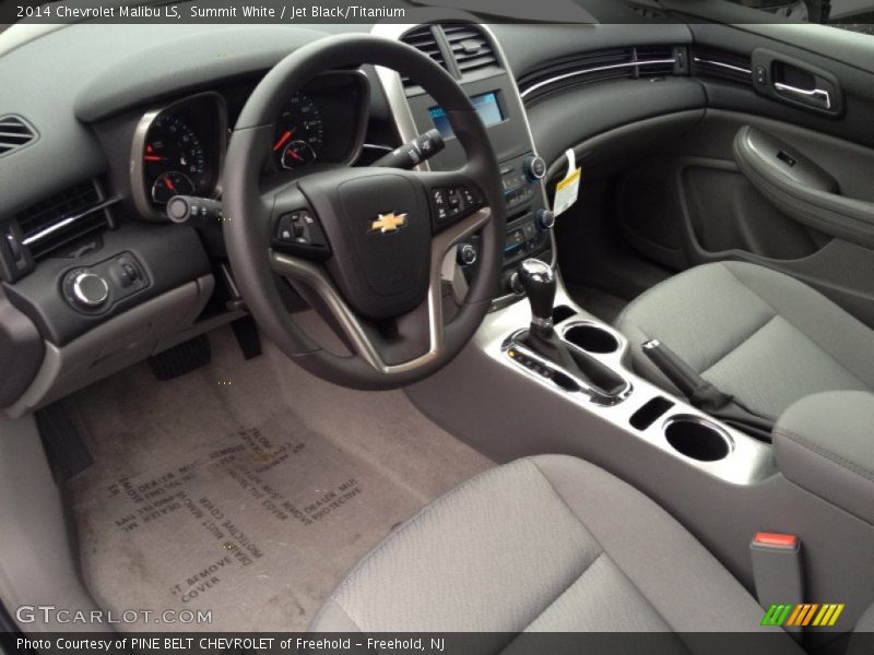 Summit White / Jet Black/Titanium 2014 Chevrolet Malibu LS