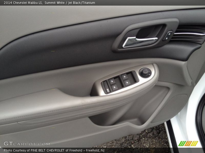 Summit White / Jet Black/Titanium 2014 Chevrolet Malibu LS