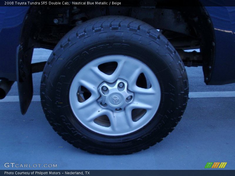 Nautical Blue Metallic / Beige 2008 Toyota Tundra SR5 Double Cab