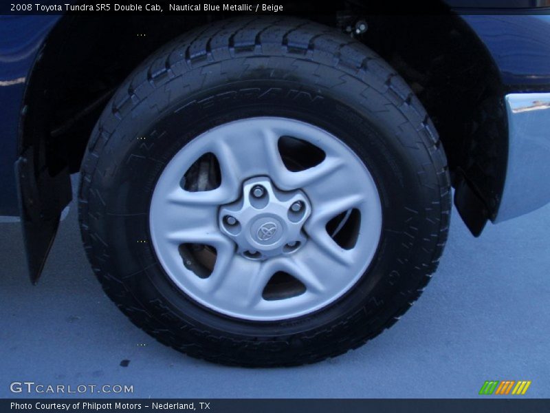 Nautical Blue Metallic / Beige 2008 Toyota Tundra SR5 Double Cab