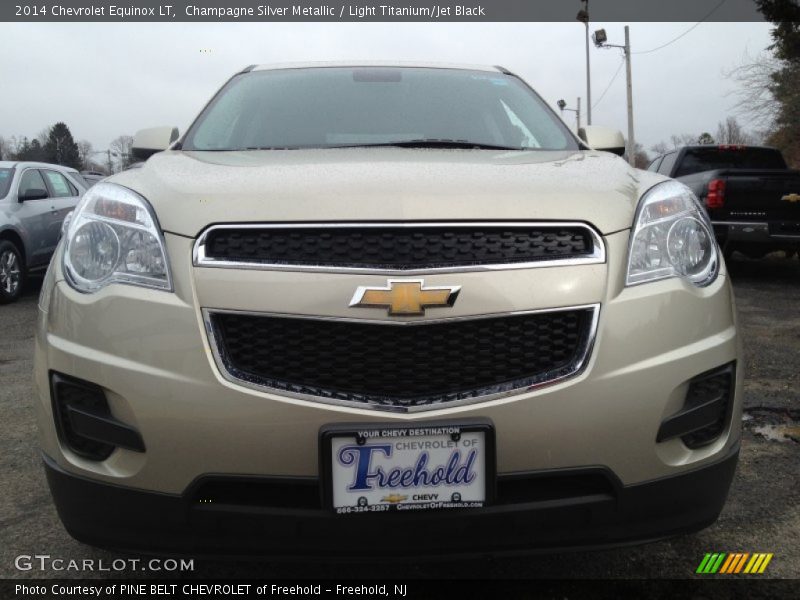 Champagne Silver Metallic / Light Titanium/Jet Black 2014 Chevrolet Equinox LT