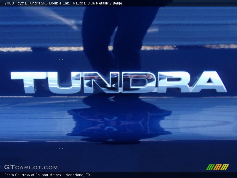 Nautical Blue Metallic / Beige 2008 Toyota Tundra SR5 Double Cab