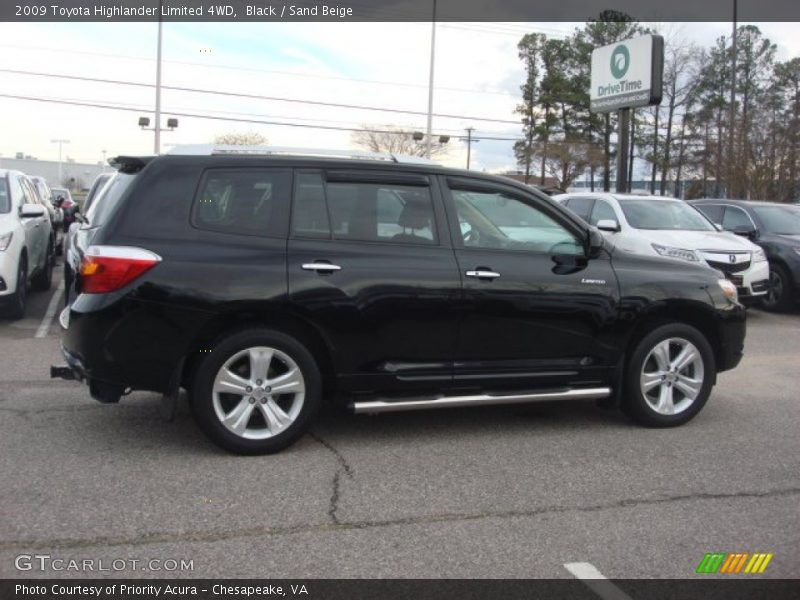 Black / Sand Beige 2009 Toyota Highlander Limited 4WD