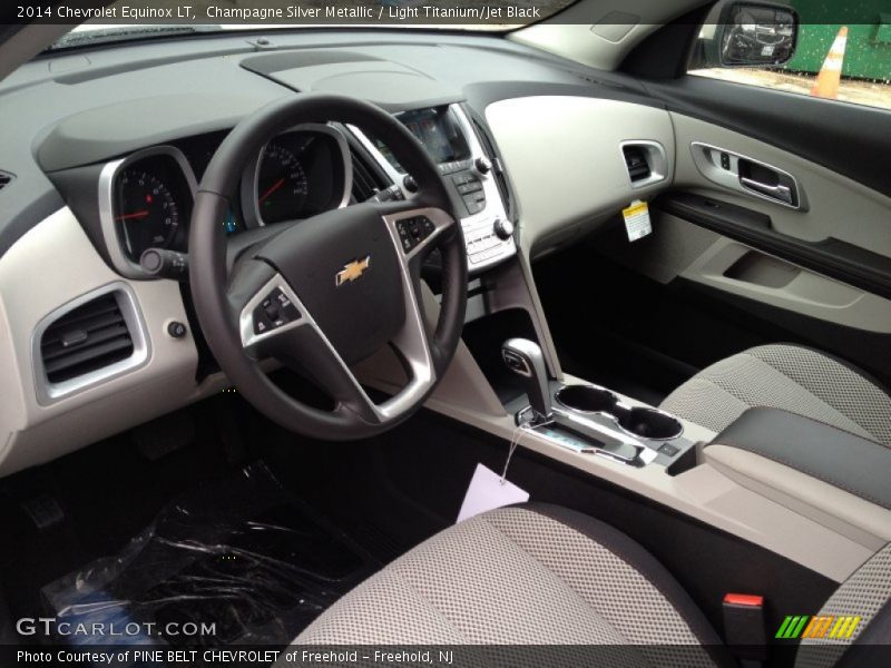 Champagne Silver Metallic / Light Titanium/Jet Black 2014 Chevrolet Equinox LT