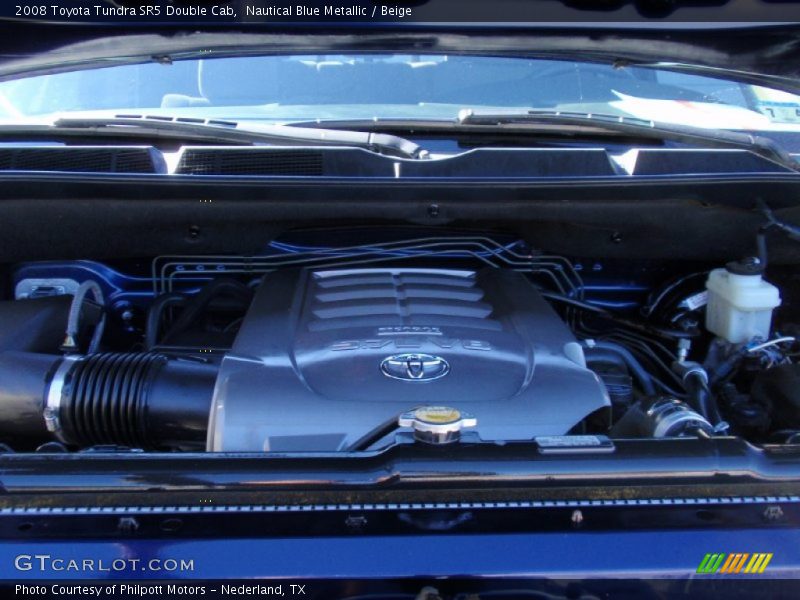 Nautical Blue Metallic / Beige 2008 Toyota Tundra SR5 Double Cab