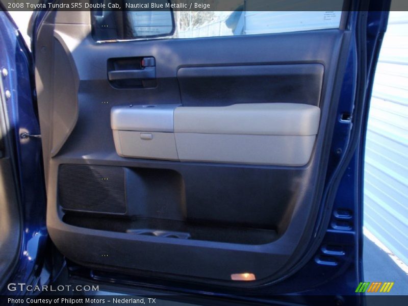 Nautical Blue Metallic / Beige 2008 Toyota Tundra SR5 Double Cab