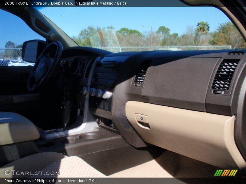Nautical Blue Metallic / Beige 2008 Toyota Tundra SR5 Double Cab
