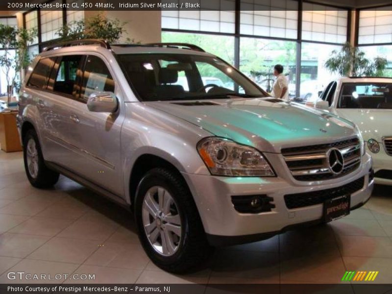 Iridium Silver Metallic / Black 2009 Mercedes-Benz GL 450 4Matic