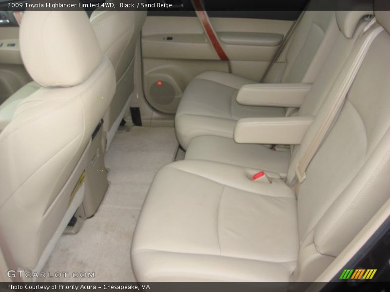 Black / Sand Beige 2009 Toyota Highlander Limited 4WD