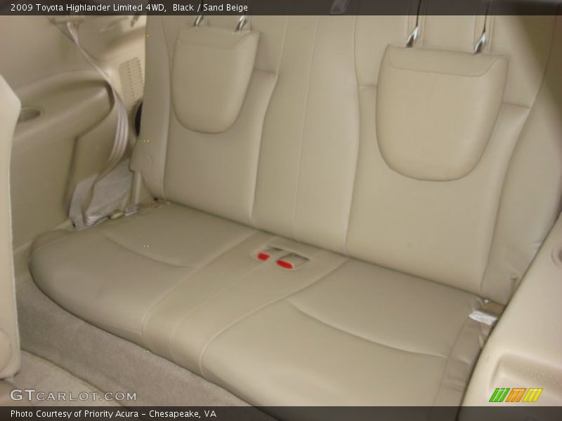 Black / Sand Beige 2009 Toyota Highlander Limited 4WD
