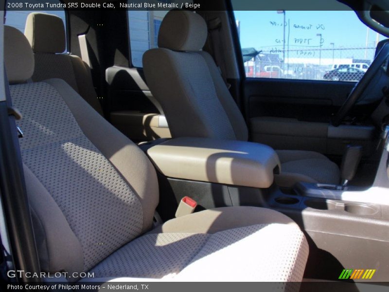 Nautical Blue Metallic / Beige 2008 Toyota Tundra SR5 Double Cab