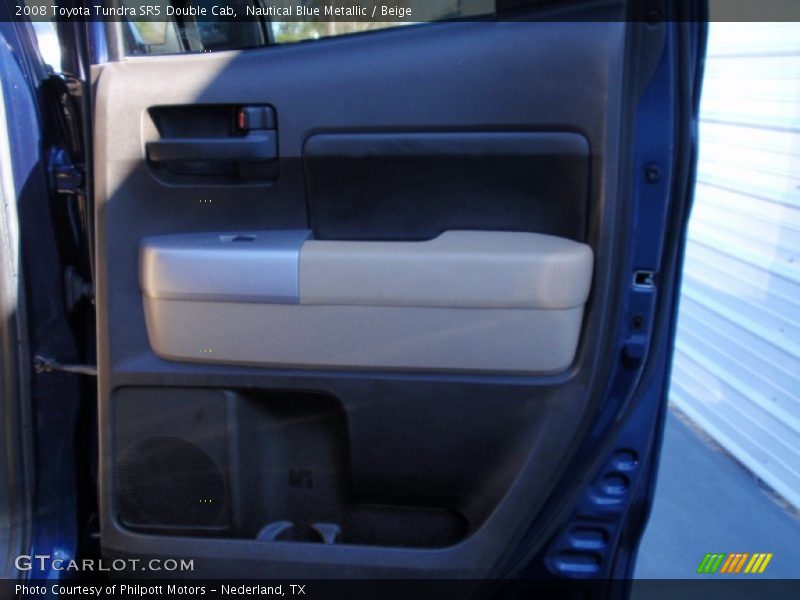 Nautical Blue Metallic / Beige 2008 Toyota Tundra SR5 Double Cab