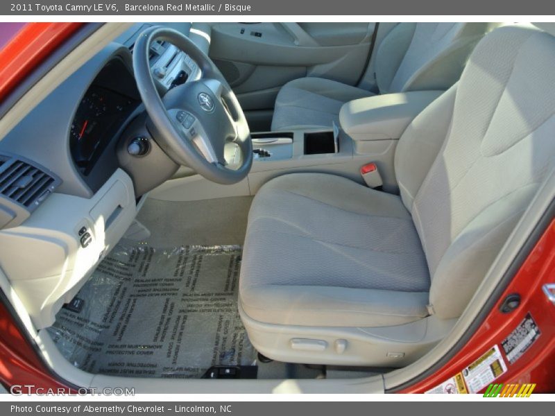 Barcelona Red Metallic / Bisque 2011 Toyota Camry LE V6