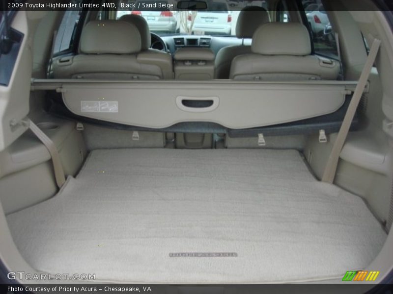 Black / Sand Beige 2009 Toyota Highlander Limited 4WD