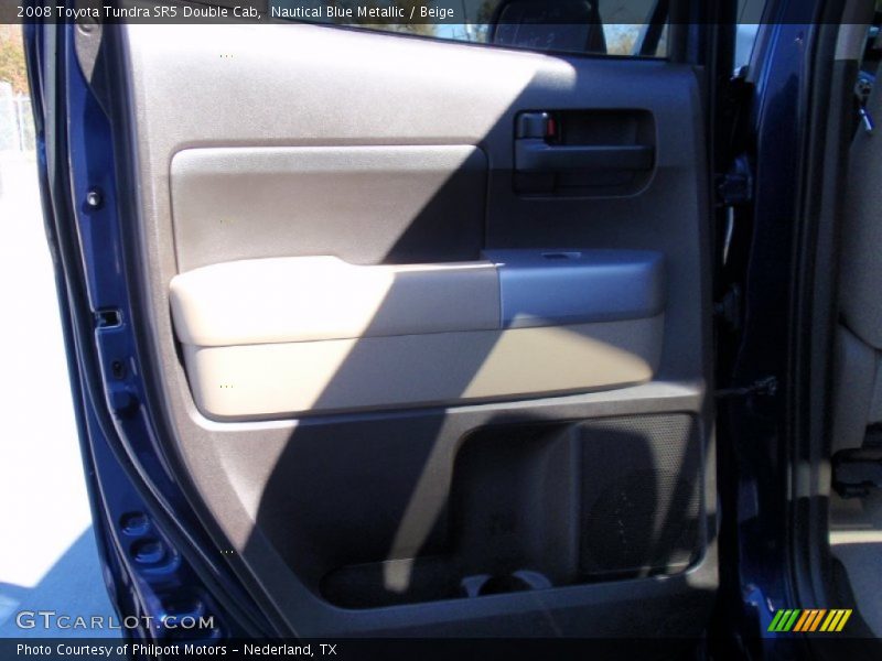 Nautical Blue Metallic / Beige 2008 Toyota Tundra SR5 Double Cab