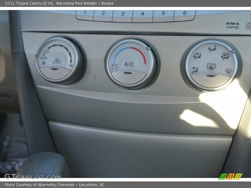 Barcelona Red Metallic / Bisque 2011 Toyota Camry LE V6