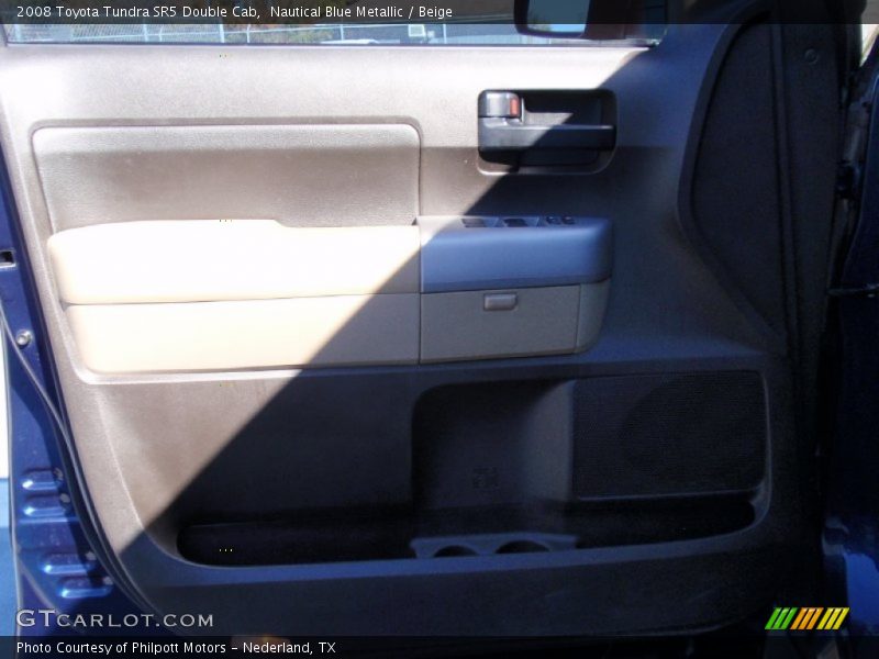 Nautical Blue Metallic / Beige 2008 Toyota Tundra SR5 Double Cab