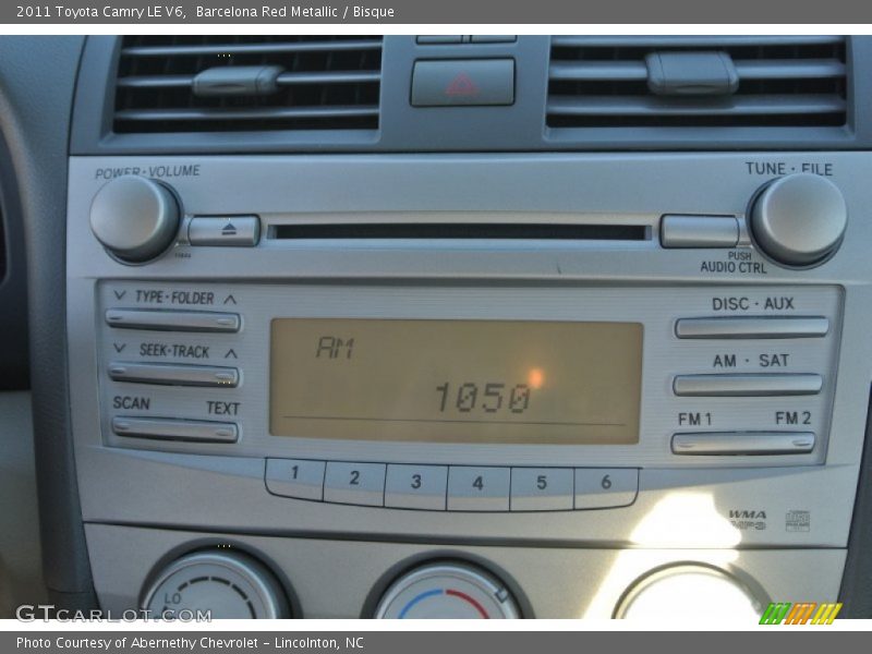 Barcelona Red Metallic / Bisque 2011 Toyota Camry LE V6