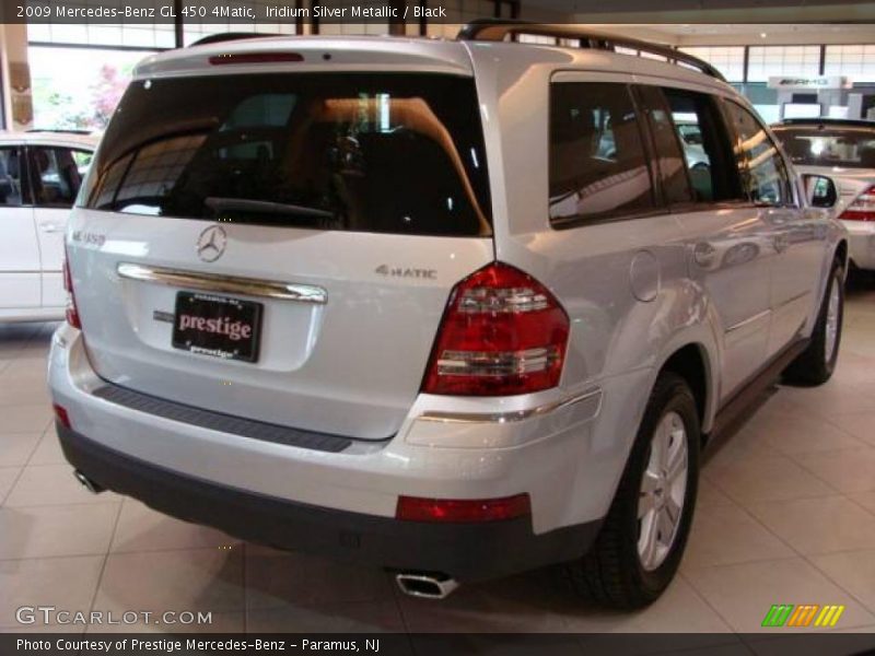 Iridium Silver Metallic / Black 2009 Mercedes-Benz GL 450 4Matic