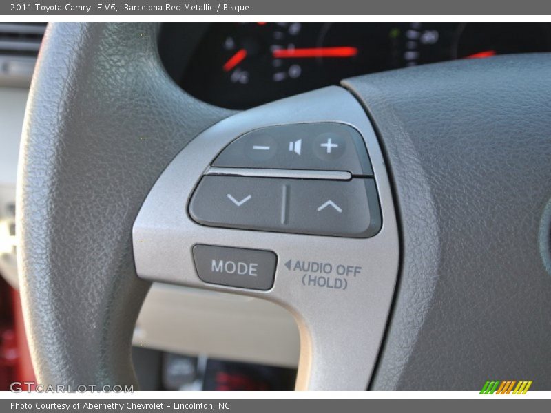 Barcelona Red Metallic / Bisque 2011 Toyota Camry LE V6