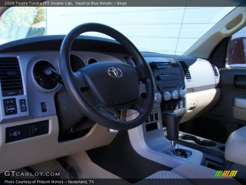 Nautical Blue Metallic / Beige 2008 Toyota Tundra SR5 Double Cab