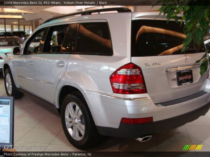 Iridium Silver Metallic / Black 2009 Mercedes-Benz GL 450 4Matic
