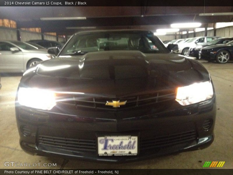 Black / Black 2014 Chevrolet Camaro LS Coupe