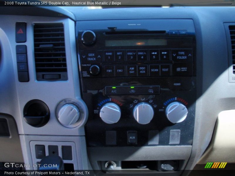 Nautical Blue Metallic / Beige 2008 Toyota Tundra SR5 Double Cab