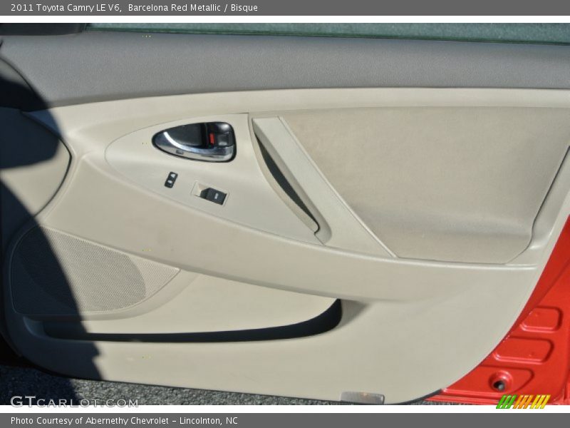 Barcelona Red Metallic / Bisque 2011 Toyota Camry LE V6