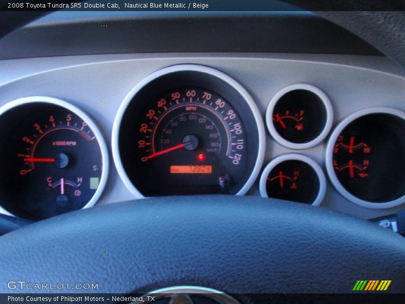 Nautical Blue Metallic / Beige 2008 Toyota Tundra SR5 Double Cab