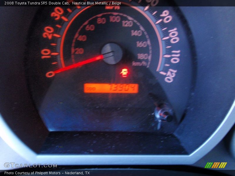 Nautical Blue Metallic / Beige 2008 Toyota Tundra SR5 Double Cab