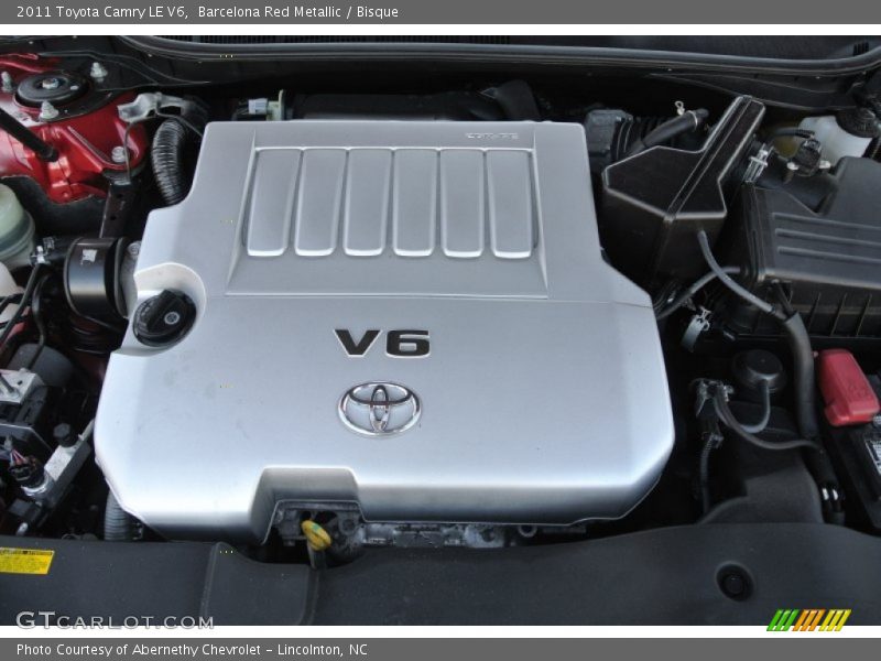 Barcelona Red Metallic / Bisque 2011 Toyota Camry LE V6
