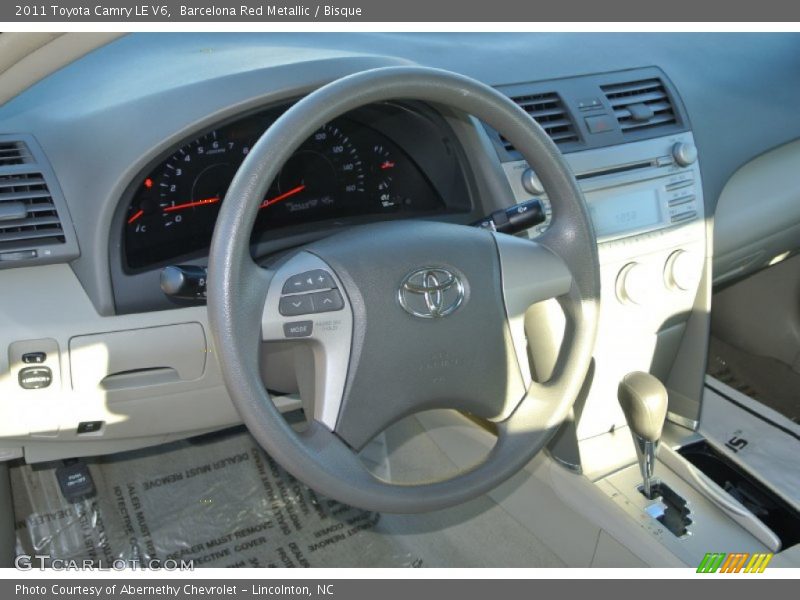 Barcelona Red Metallic / Bisque 2011 Toyota Camry LE V6