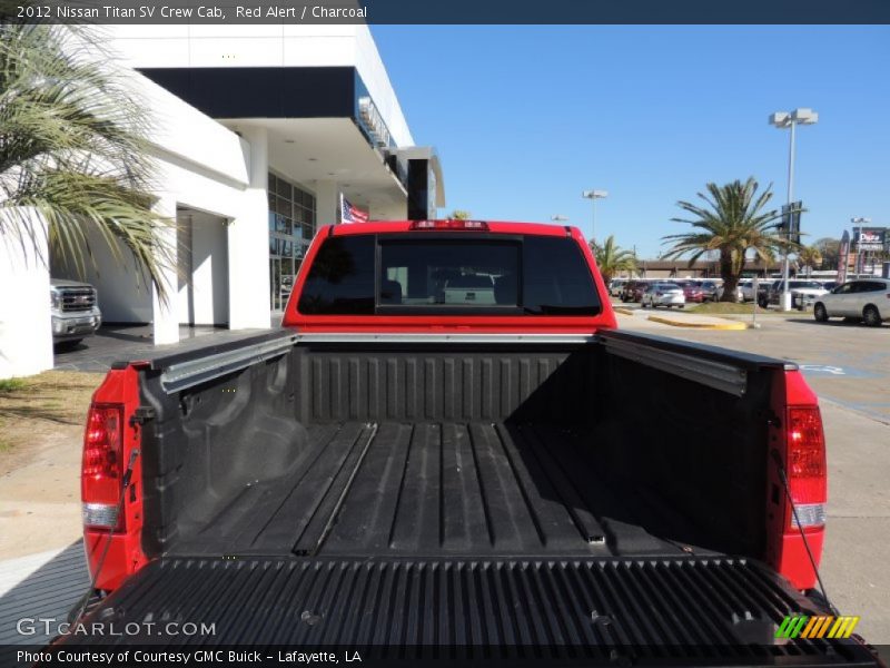 Red Alert / Charcoal 2012 Nissan Titan SV Crew Cab