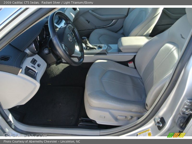 Radiant Silver / Light Titanium/Ebony 2009 Cadillac CTS Sedan