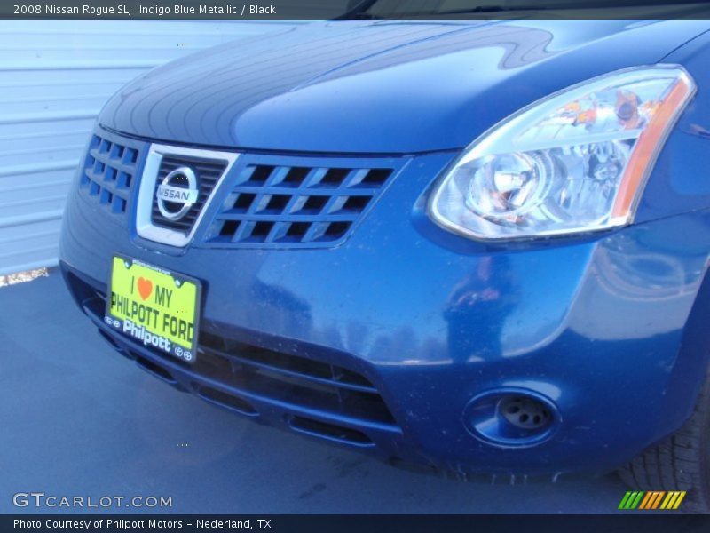 Indigo Blue Metallic / Black 2008 Nissan Rogue SL