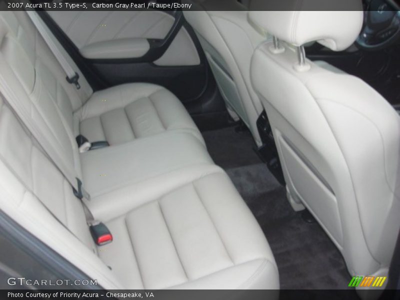 Carbon Gray Pearl / Taupe/Ebony 2007 Acura TL 3.5 Type-S