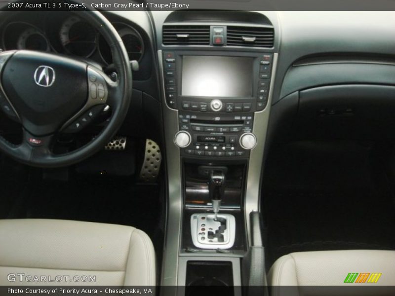 Carbon Gray Pearl / Taupe/Ebony 2007 Acura TL 3.5 Type-S