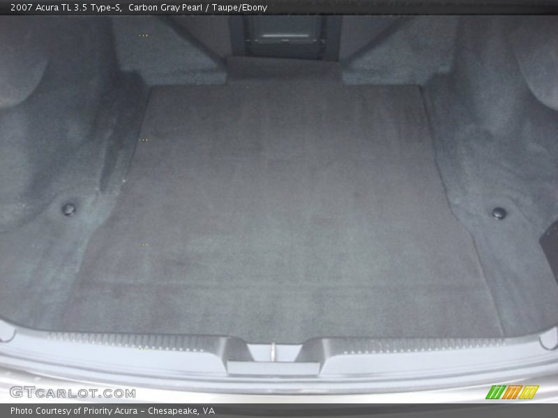Carbon Gray Pearl / Taupe/Ebony 2007 Acura TL 3.5 Type-S
