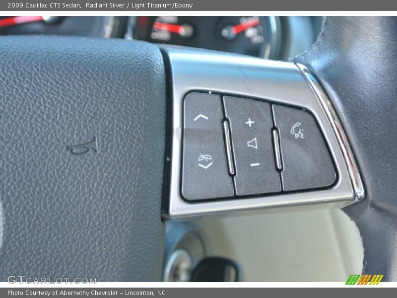 Radiant Silver / Light Titanium/Ebony 2009 Cadillac CTS Sedan