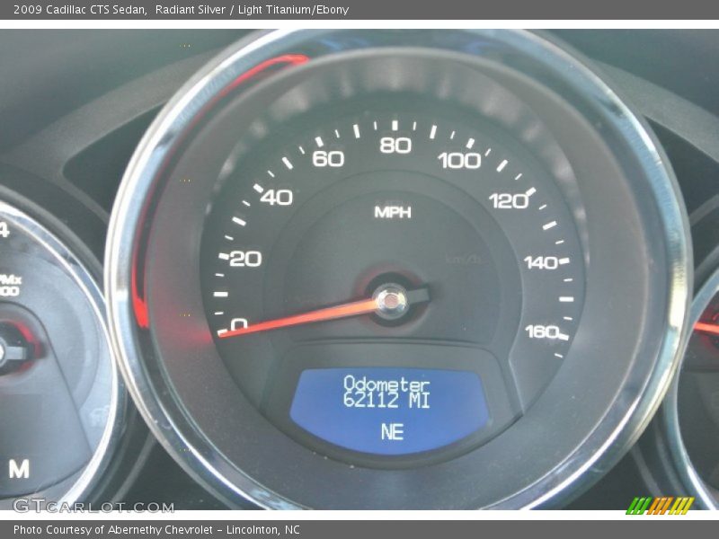 Radiant Silver / Light Titanium/Ebony 2009 Cadillac CTS Sedan