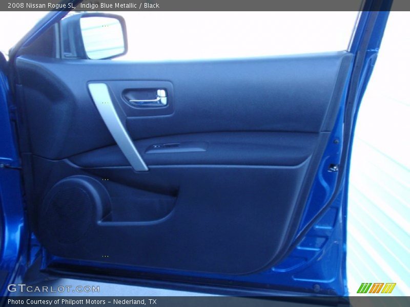 Indigo Blue Metallic / Black 2008 Nissan Rogue SL