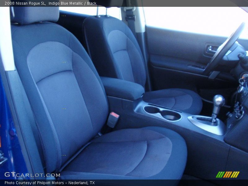 Indigo Blue Metallic / Black 2008 Nissan Rogue SL