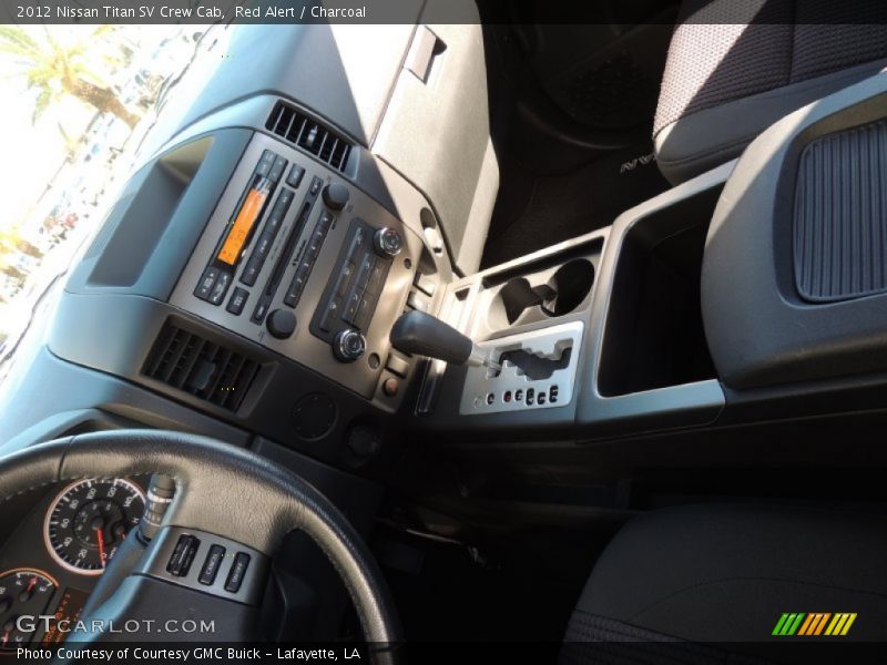 Red Alert / Charcoal 2012 Nissan Titan SV Crew Cab
