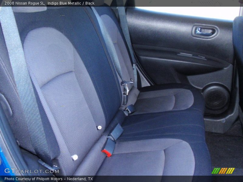 Indigo Blue Metallic / Black 2008 Nissan Rogue SL