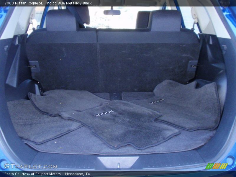 Indigo Blue Metallic / Black 2008 Nissan Rogue SL